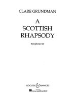 A SCOTTISH RHAPSODY -PARTITION+PARTIES SEPAREES