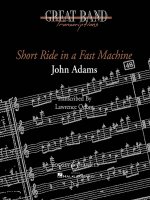 SHORT RIDE IN A FAST MACHINE CONCERT BAND/HARMONIE/FANFARE-PARTITION+PARTIES SEPAREES