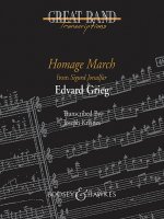 HOMAGE MARCH CONCERT BAND/HARMONIE/FANFARE-PARTITION+PARTIES SEPAREES