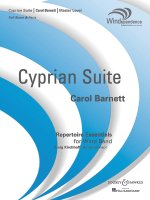 CYPRIAN SUITE CONCERT BAND/HARMONIE/FANFARE-PARTITION+PARTIES SEPAREES