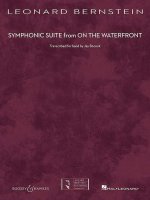 SYMPHONIC SUITE FROM ON THE WATERFRONT CONCERT BAND/HARMONIE/FANFARE-PARTITION+PARTIES SEPAREES