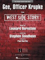 GEE, OFFICER KRUPKE (FROM WEST SIDE STORY) CONCERT BAND/HARMONIE/FANFARE -PARTITION+PARTIES SEPAREES