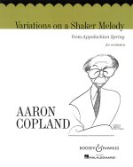 VARIATIONS ON A SHAKER MELODY ORCHESTRE-PARTITION+PARTIES SEPAREES
