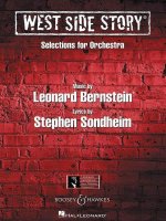SELECTIONS FROM WEST SIDE STORY ORCHESTRE-PARTITION+PARTIES SEPAREES
