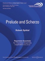 PRELUDE AND SCHERZO -PARTITION+PARTIES SEPAREES