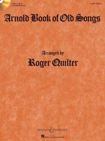 ARNOLD BOOK OF OLD SONGS CHANT +CD