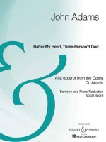 BATTER MY HEART, THREE-PERSON'D GOD CHANT