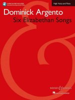 SIX ELIZABETHAN SONGS CHANT