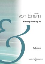 WIND QUINTET OP. 46 MUSIQUE D'ENSEMBLE