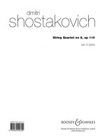 STREICHQUARTETT NR. 8 OP. 110 MUSIQUE D'ENSEMBLE-ENSEMBLE DE PARTITIONS