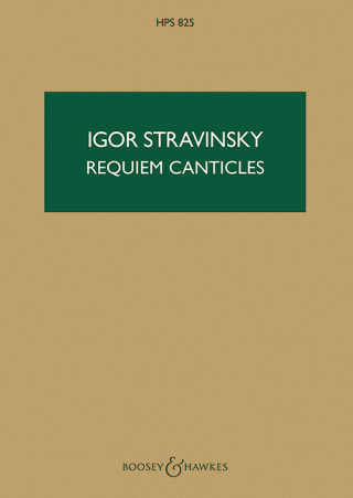 REQUIEM CANTICLES