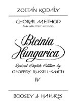 BICINIA HUNGARICA VOL. 4 CHANT