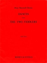 PETER MAXWELL DAVIES : DANCES FROM THE TWO FIDDLERS - FULL SCORE - CONDUCTEUR