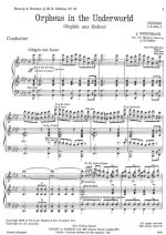 ORPHEUS IN DER UNTERWELT ORCHESTRE-PARTITION+PARTIES SEPAREES