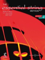 THE ESSENTIAL STRING METHOD VOL. 4 VIOLON