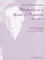 RHAPSODIE UBER EIN THEMA VON PAGANINI VIOLON