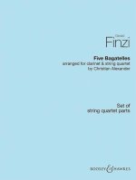 FIVE BAGATELLES CLARINETTE-ENSEMBLE DE PARTITIONS
