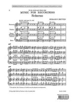 SCHERZO FLUTE A BEC-PARTITION+PARTIES SEPAREES