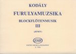 BLOCKFLOTENMUSIK III FLUTE A BEC
