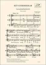TWO CHILDREN'S SONGS CHANT