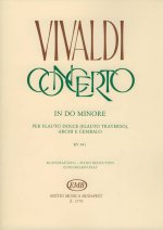 CONCERTO IN DO MINORE PER FLAUTO, ARCHI E CZALO FLUTE TRAVERSIERE