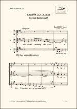 BARTOK EMLEKERE CHANT