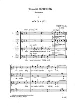 TAVASZI MOTETTAK CHANT