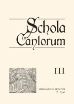 SCHOLA CANTORUM III ZWEI- UND DREISTIMMIGE MOTETT