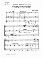 KORUS KODALY EMLEKERE CHANT