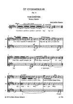 FIVE CHILDREN'S CHORUSES CHANT