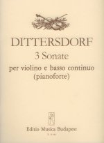 3 SONATE PER VIOLINO E BASSO CONTINUO (PIANOFORTE) VIOLON