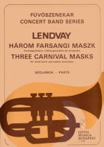 THREE CARNIVAL MASKS -PARTITION+PARTIES SEPAREES
