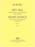 SIEBEN LIEDER FUR SINGSTIMME UND CIMBALOM OP. 22