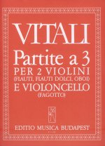 PARTITA A 3 KET HEGEDORE ES GORDONKARA MUSIQUE D'ENSEMBLE