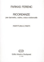 RICORDANZE PER CLARINETTO, VIOLINO, VIOLA E VIOL MUSIQUE D'ENSEMBLE