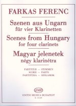 SZENE AUS UNGARN FUR VIER KLARINETTEN CLARINETTES