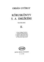 CHORUS BOOK IN MEMORY S. A. II. CHANT