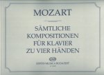 SAMTLICHE KOMPOSITIONEN FUR KLAVIER ZU VIER HANDEN PIANO