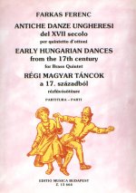 ALTE UNGARISCHE TANZE AUS DEM 17. JAHRHUNDERT FU MUSIQUE D'ENSEMBLE
