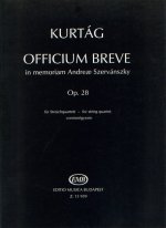 OFFICIUM BREVE IN MEMORIAM ANDREE SZERVANSZKY MUSIQUE D'ENSEMBLE