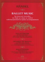 BALLETTMUSIK FUR SOPRANBLOCKFLOTE FLUTE A BEC