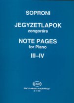 NOTE PAGES FOR PIANO PIANO