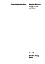 SAPPHO-GESANGE