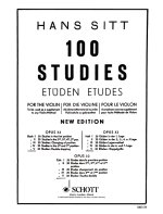 ETUDES(100) 5 OPUS 32 (DOPPEL VIOLON