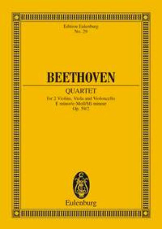 QUARTET E OP.59/2 POCHE