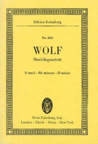 STRING QUARTET D MINOR POCHE