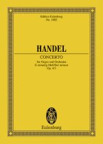 ORGAN CONCERTO NO. 3 G MINOR OP. 4/3 HWV 291 POCHE