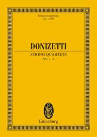 STRING QUARTETS NO. 7-12 POCHE