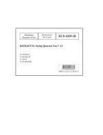 STREICHQUARTETTE NR. 7-12