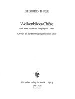 WOLKENBILDER-CHORE